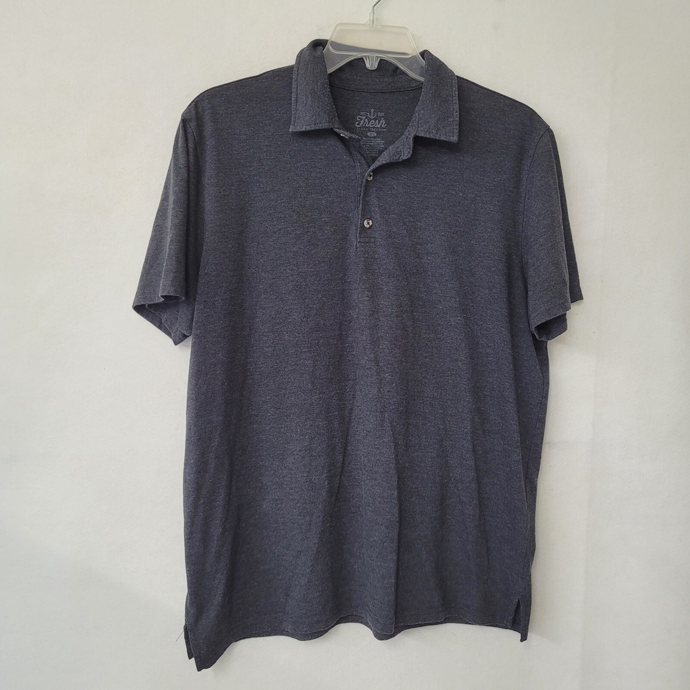 Fresh‎ Clean Tees Men's Dark Gray Short Sleeve Polo Shirt Size 2XL Golf Casual